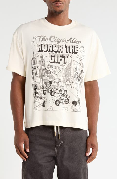 The City is Alive Cotton Graphic T-Shirt