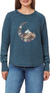 C & C California Nella Graphic Waffle Sweater