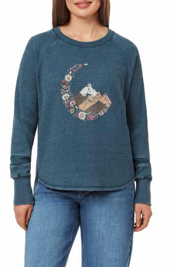 Nella Graphic Waffle Sweater