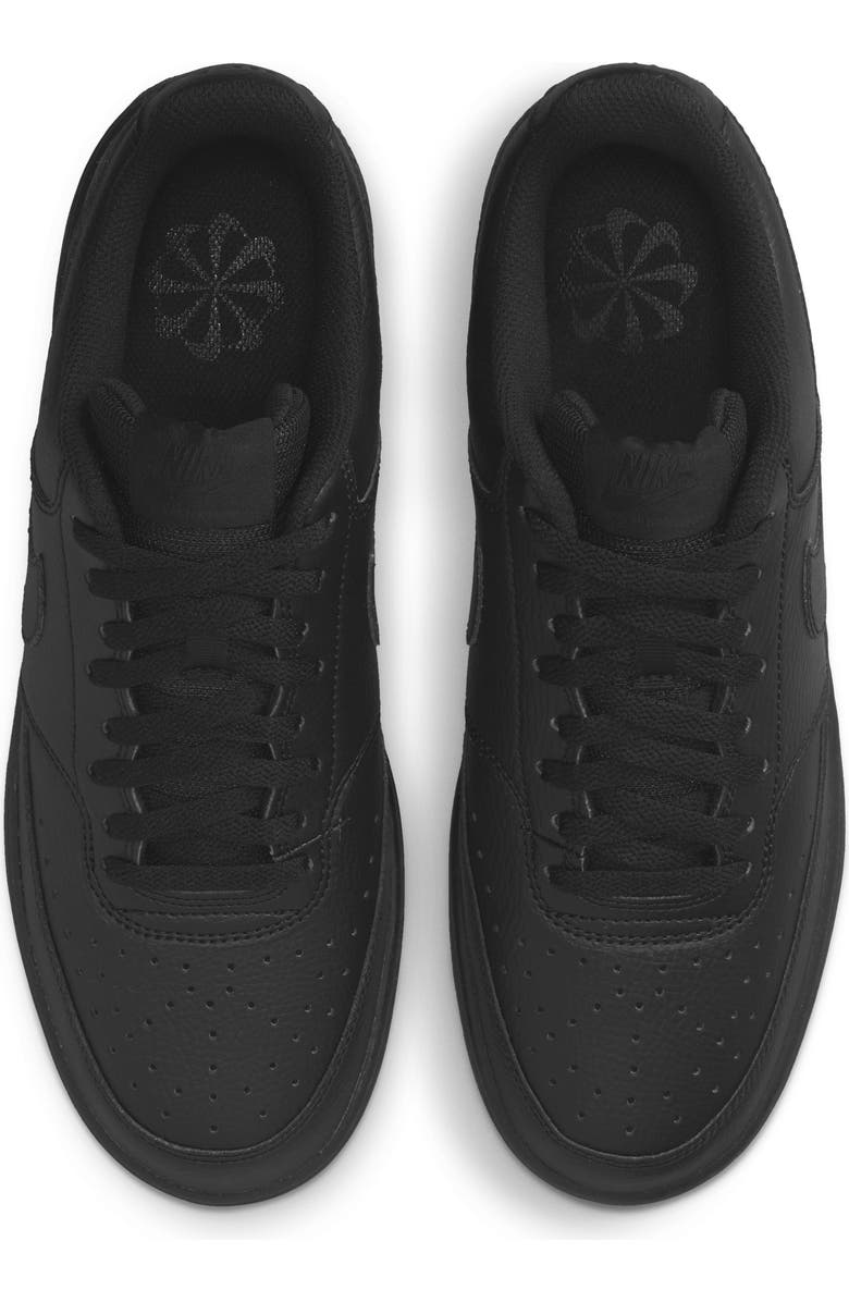 Nike Court Vision Next Nature Sneaker, Alternate, color, Black/ Black/ Black