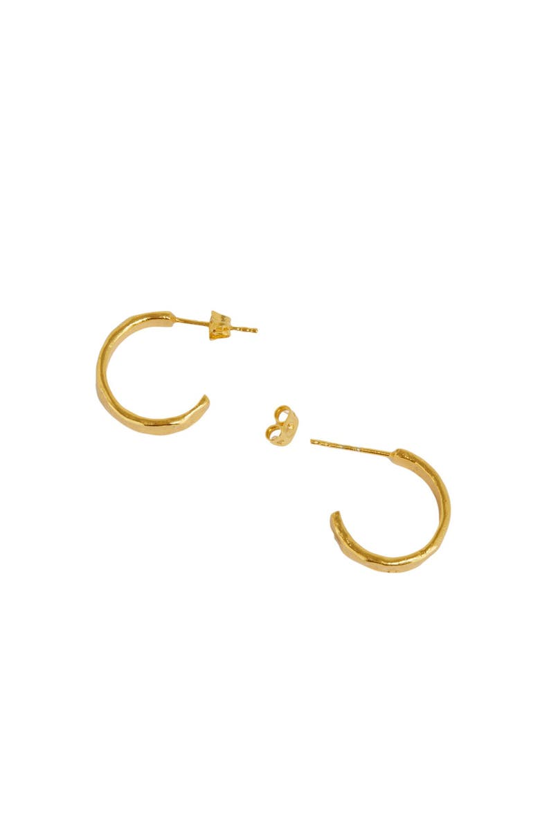 Ottoman Hands Dela Textured Hoop Earring, Alternate, color, Gold