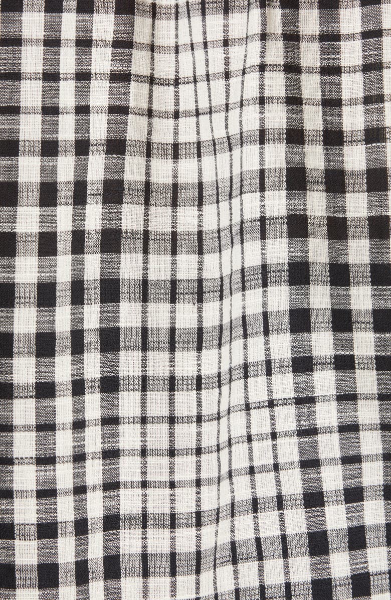 Apiece Apart Los Altos Plaid Cotton Top, Alternate, color,
