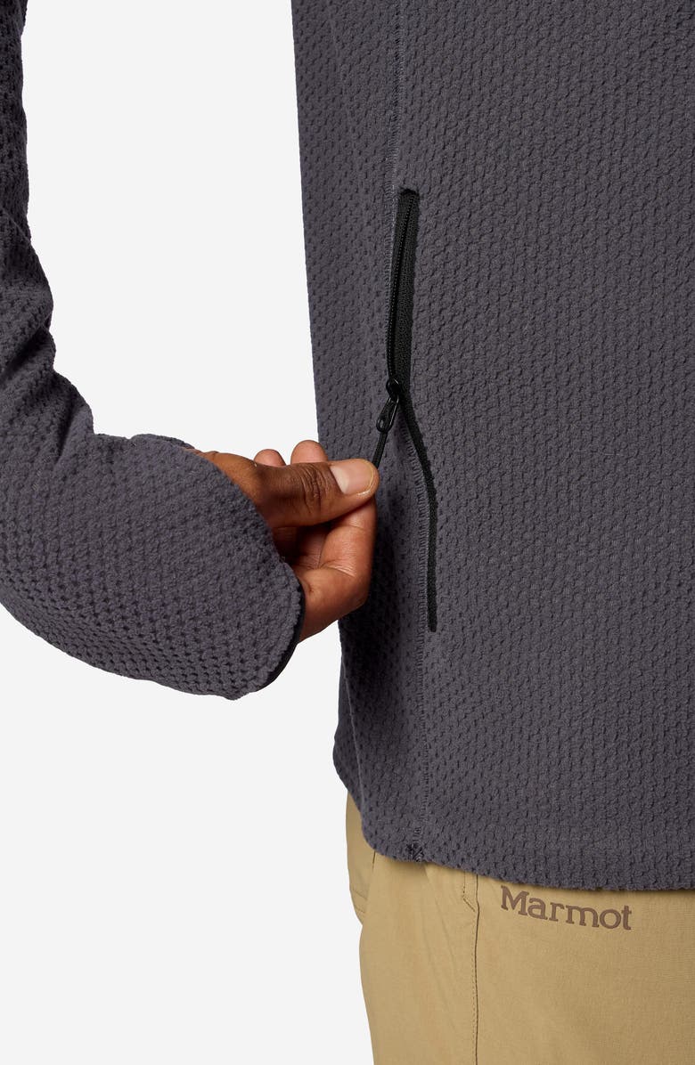 Marmot AirFleece Jacket, Alternate, color, Blackened