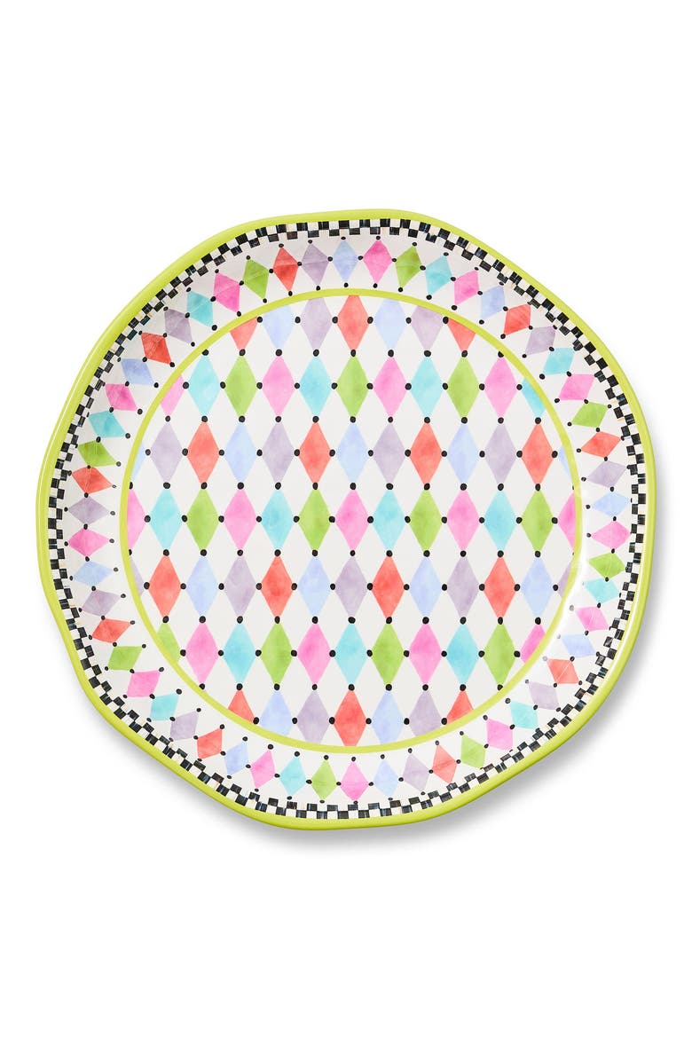 Palm Springs Large Melamine Platter, Alternate, color, PINK MULTI