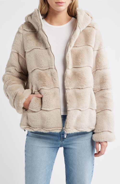 Via Spiga Short Grooved Reversible Jacket In Neutral