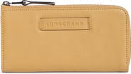Longchamp Leather Zip Around Wallet