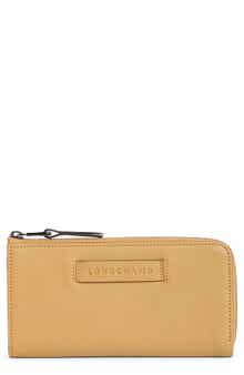 Longchamp Leather Zip Around Wallet