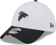 New Era Men's New Era White/Black Atlanta Falcons 2025 NFL Training Camp 39THIRTY Flex Hat