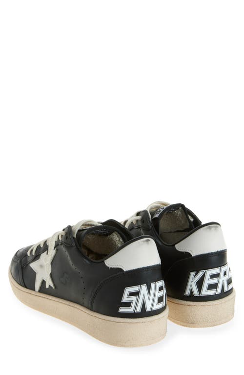 Golden Goose Ball Star Sneakers In Black/white