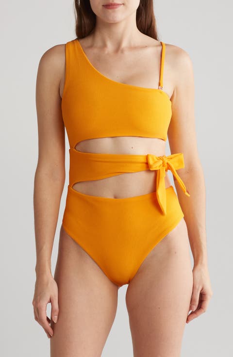 Sunset Cutout Reversible One-Piece Swimsuit
