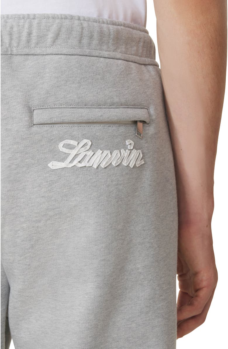 Lanvin Ribbon Jogging Pants, Alternate, color, Heather Grey