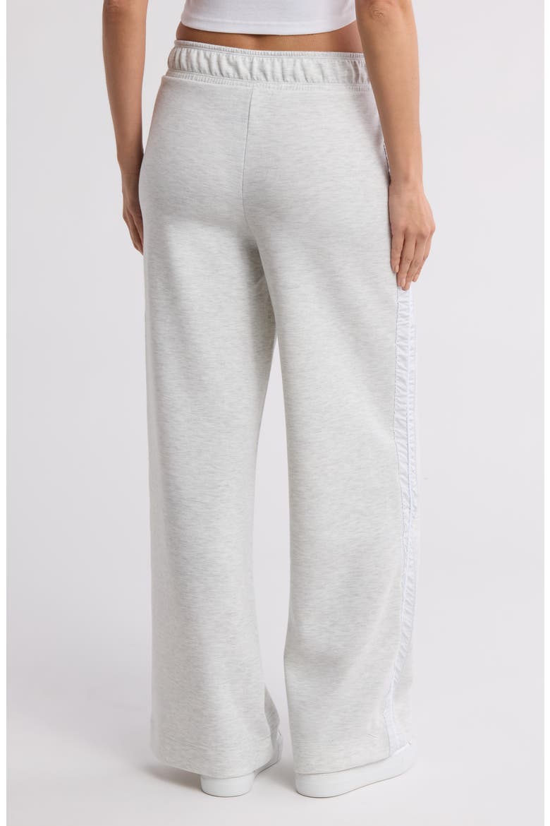 Divergent Scuba Wide Leg Pants, Alternate, color, HEATHER LIGHT GREY