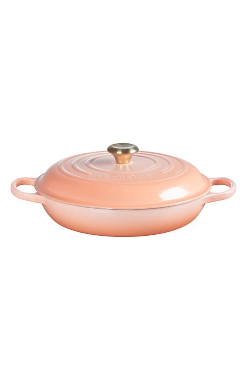 Le Creuset Signature 3.5-quart Enameled Cast Iron Braiser In Peche