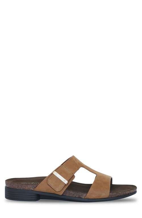 Munro Jody Slide Sandal In Brown