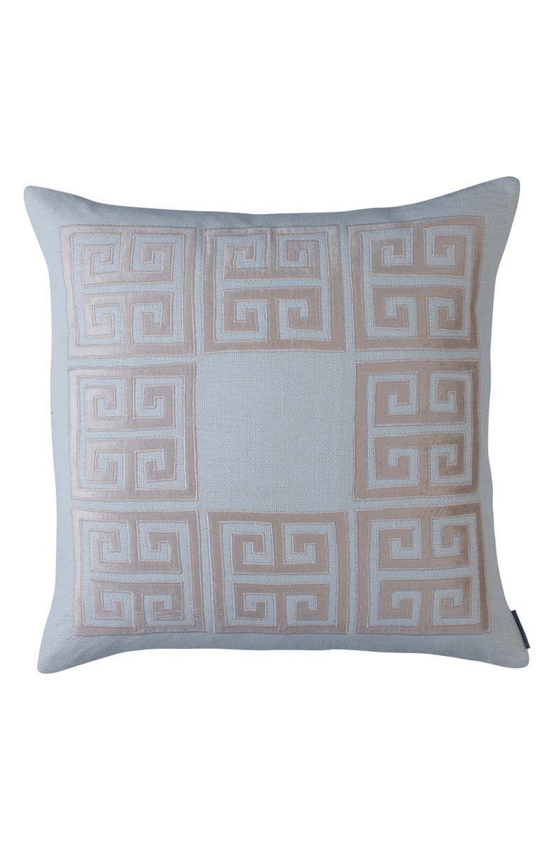 LILI ALESSANDRA Guy Velvet Basket Weave Square Accent Pillow, Main, color, 