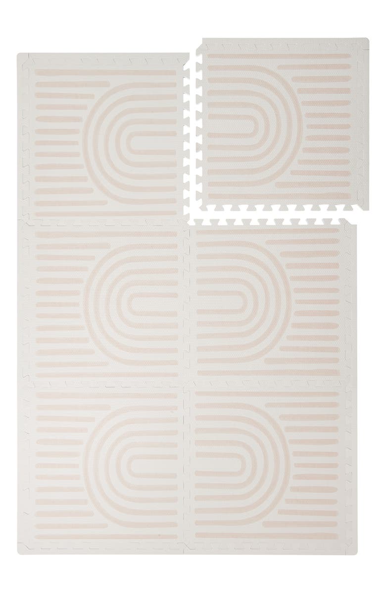 Toddlekind FoamPuzzle Baby Playmat, Alternate, color, Linen