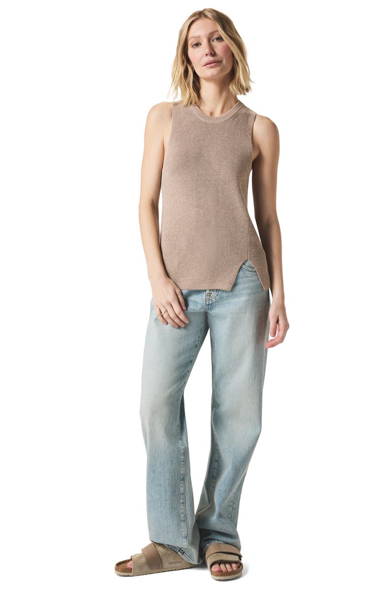 Splendid Bobbie Sleeveless Sweater, Alternate, color, Fawn