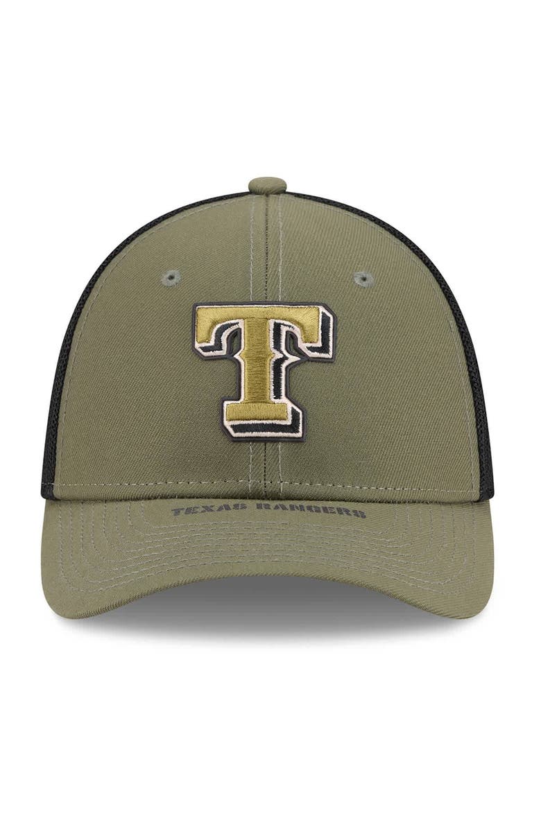 New Era Men's New Era  Olive Texas Rangers 2026 Armed Forces Day 39THIRTY M-Crown Flex Hat, Alternate, color, Olive