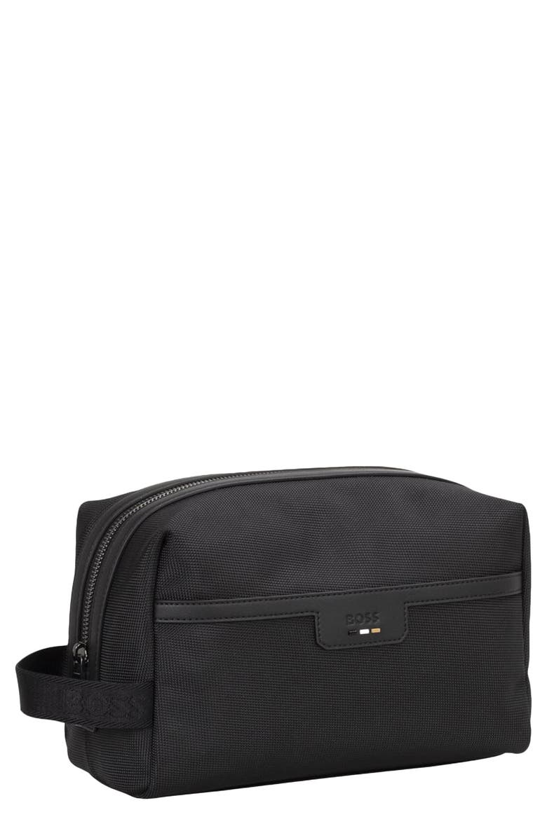 HUGO Ray Washbag, Main, color, Black