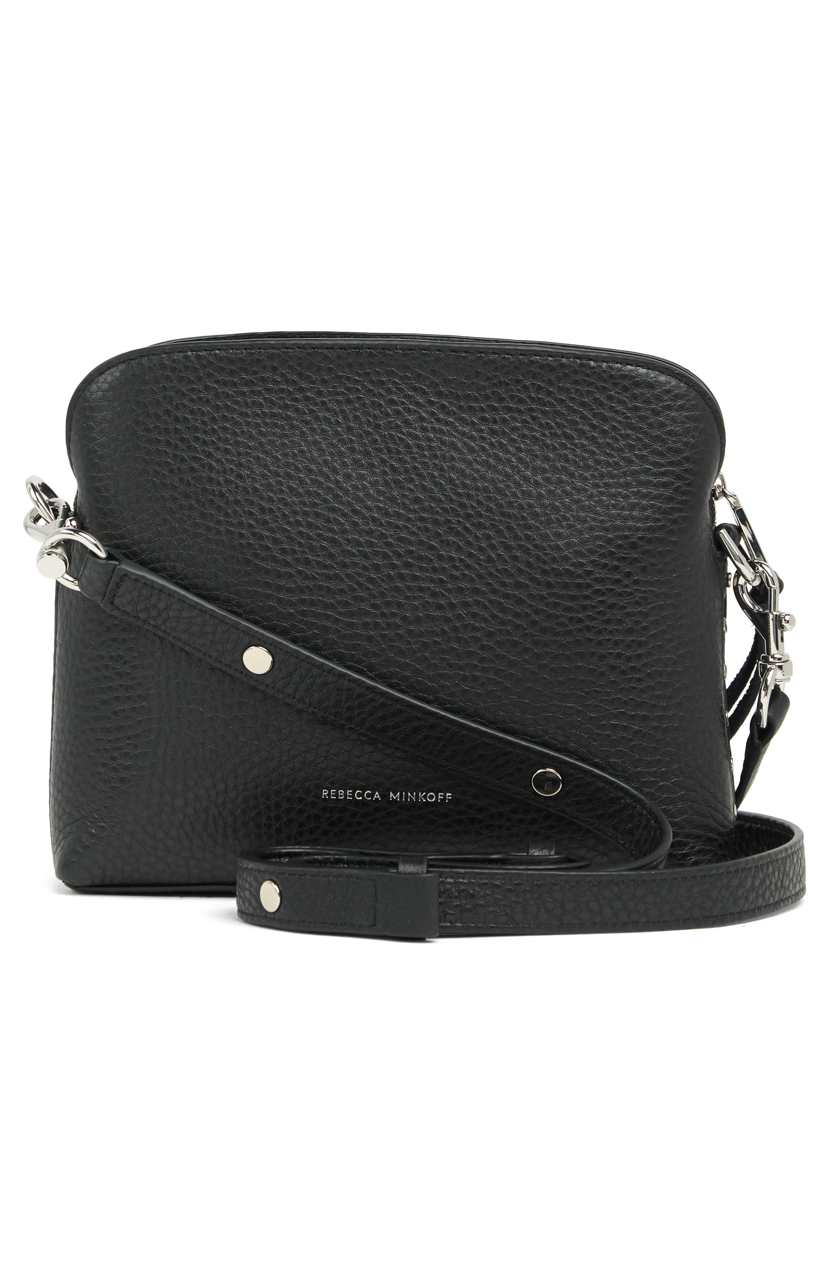 Rebecca Minkoff Darren Small Leather Crossbody Bag, Alternate, color, 