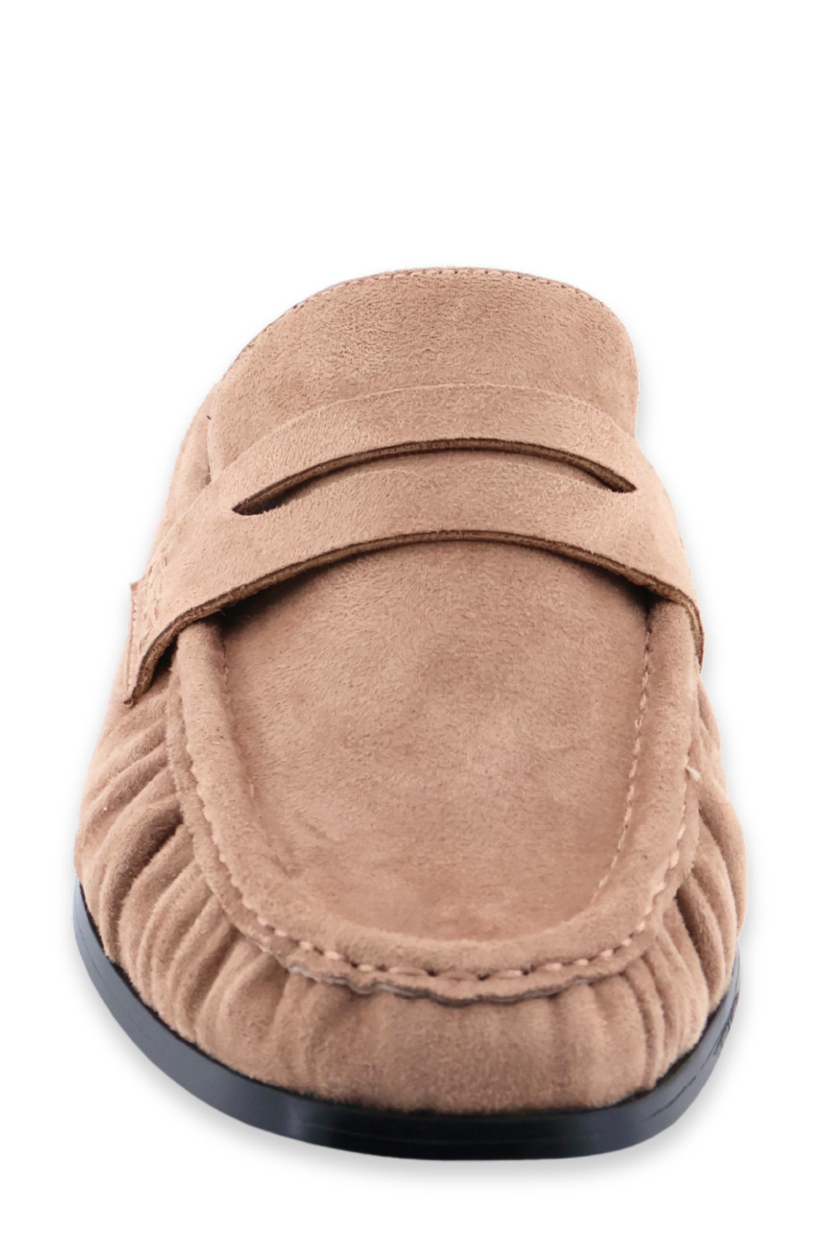 Tuscany Flat Mule, Alternate, color, TAN SUEDE