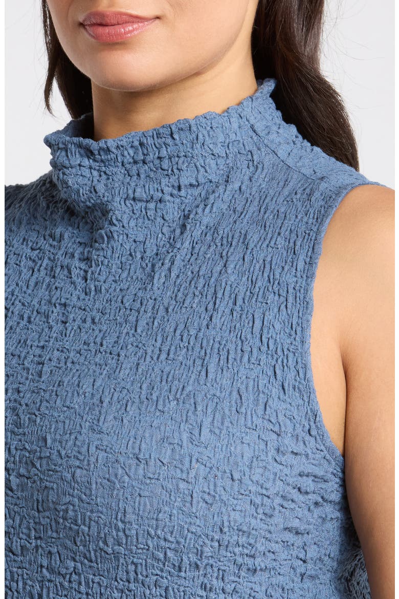 Textured Organic Cotton Blend Tank, Alternate, color, COLD SPRAY
