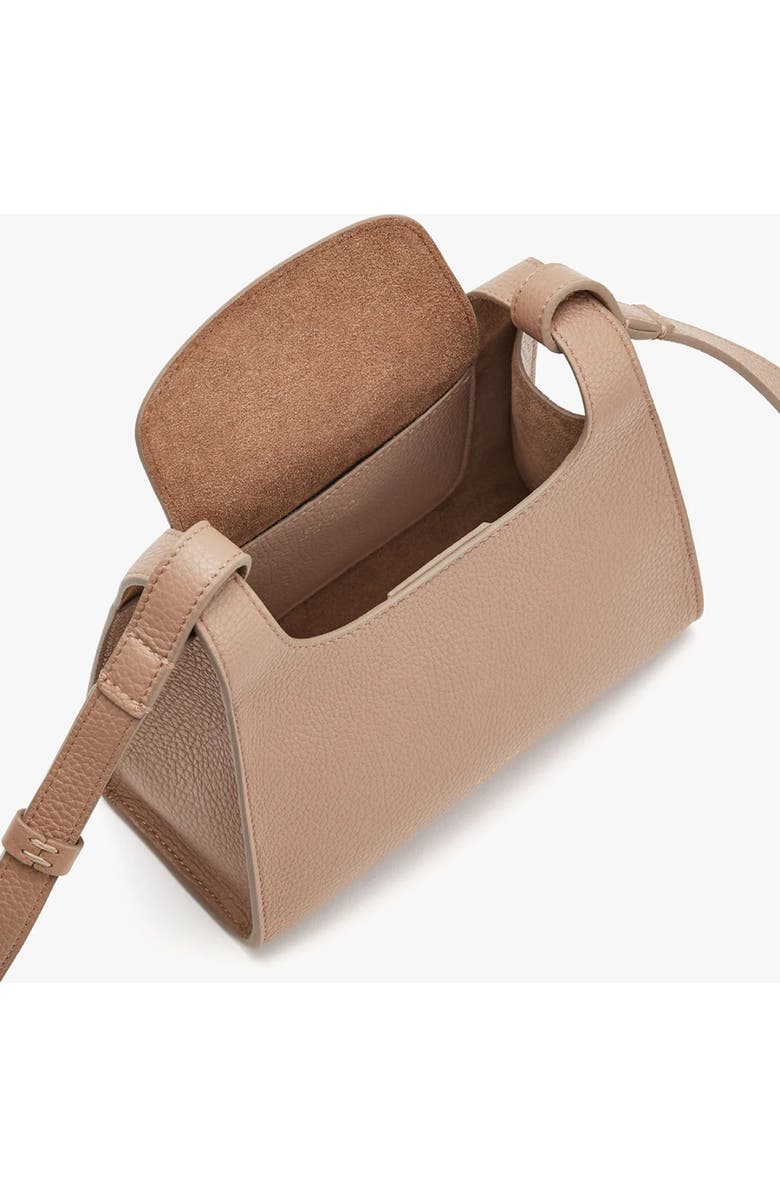 Cuyana Mini Double Loop Bag, Alternate, color, Cappuccino