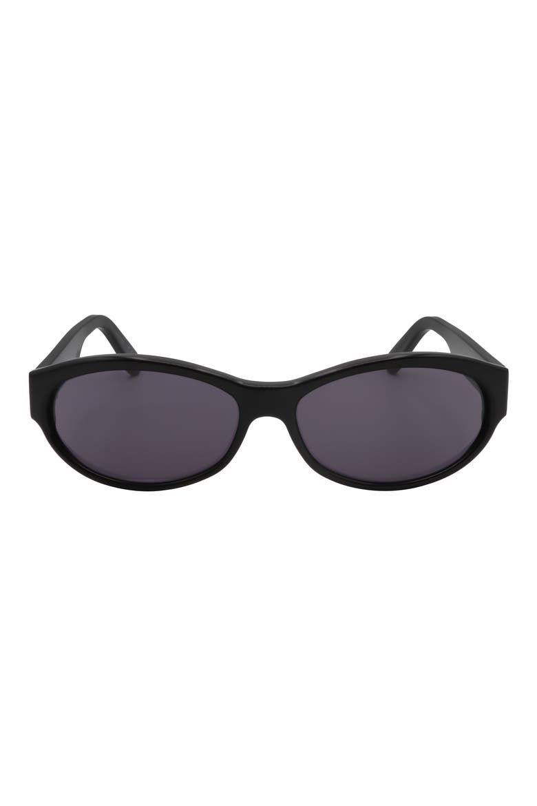 62mm Oversize Square Sunglasses, Main, color, BLACK / DARK GREY