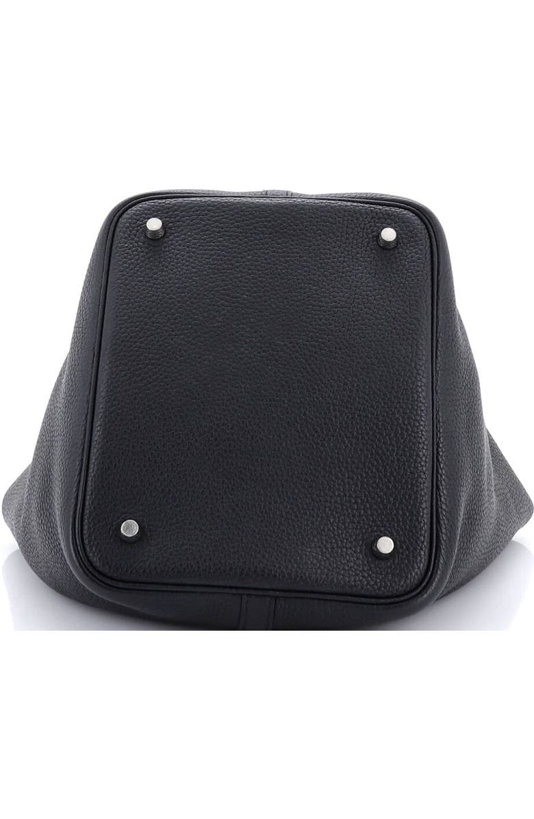 Pre-Owned Hermes Picotin Lock Bag Clemence MM, Alternate, color, Noir