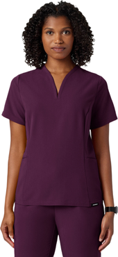 JAANUU Calix Women's 2-Pocket Tailored V-Neck Scrub Top