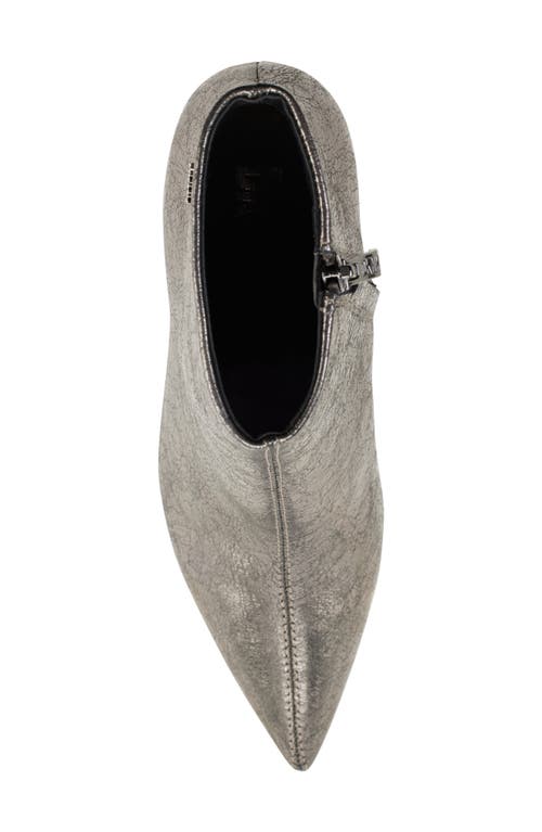 Dkny Daniella Pointed Toe Bootie In Silver