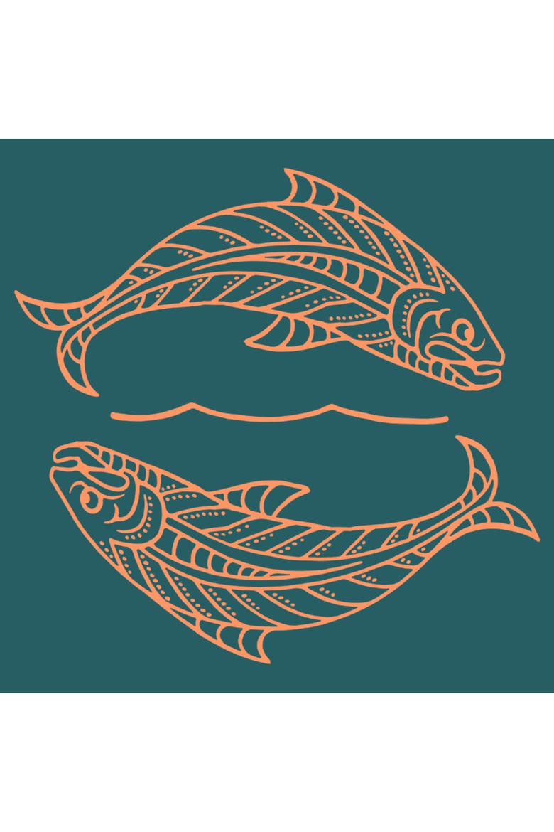 Men's Lost Gods Simple Fish Print  Graphic T-Shirt, Alternate, color, Blue Spruce