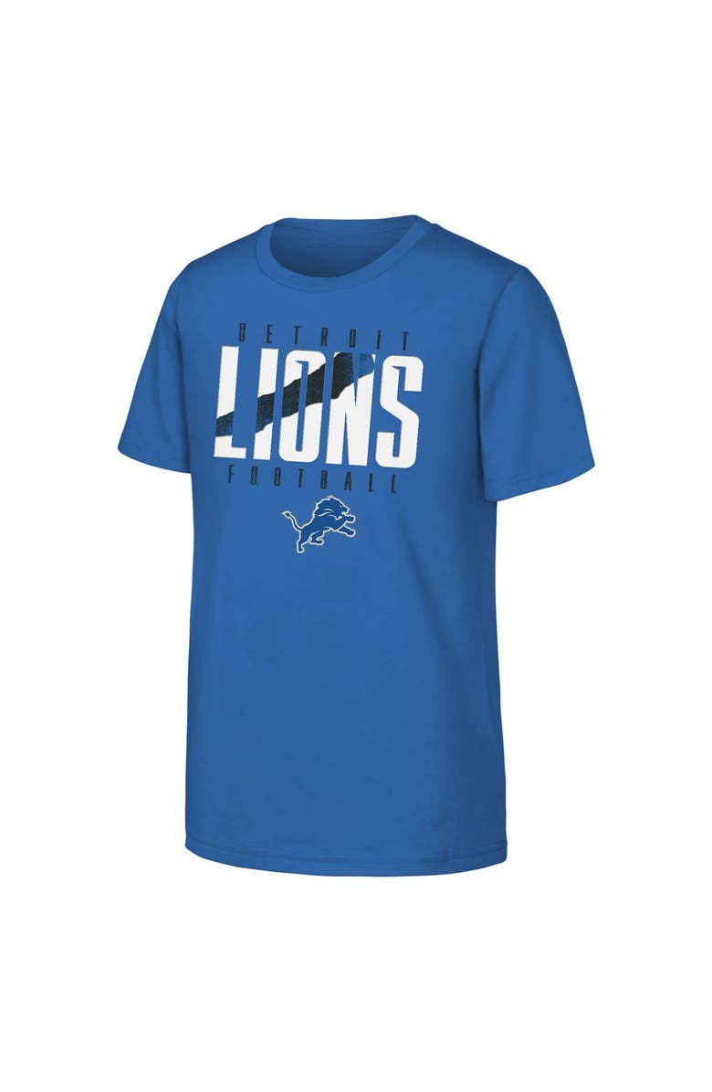 Outerstuff Youth Outerstuff Blue Detroit Lions Posterize T-Shirt, Alternate, color, 