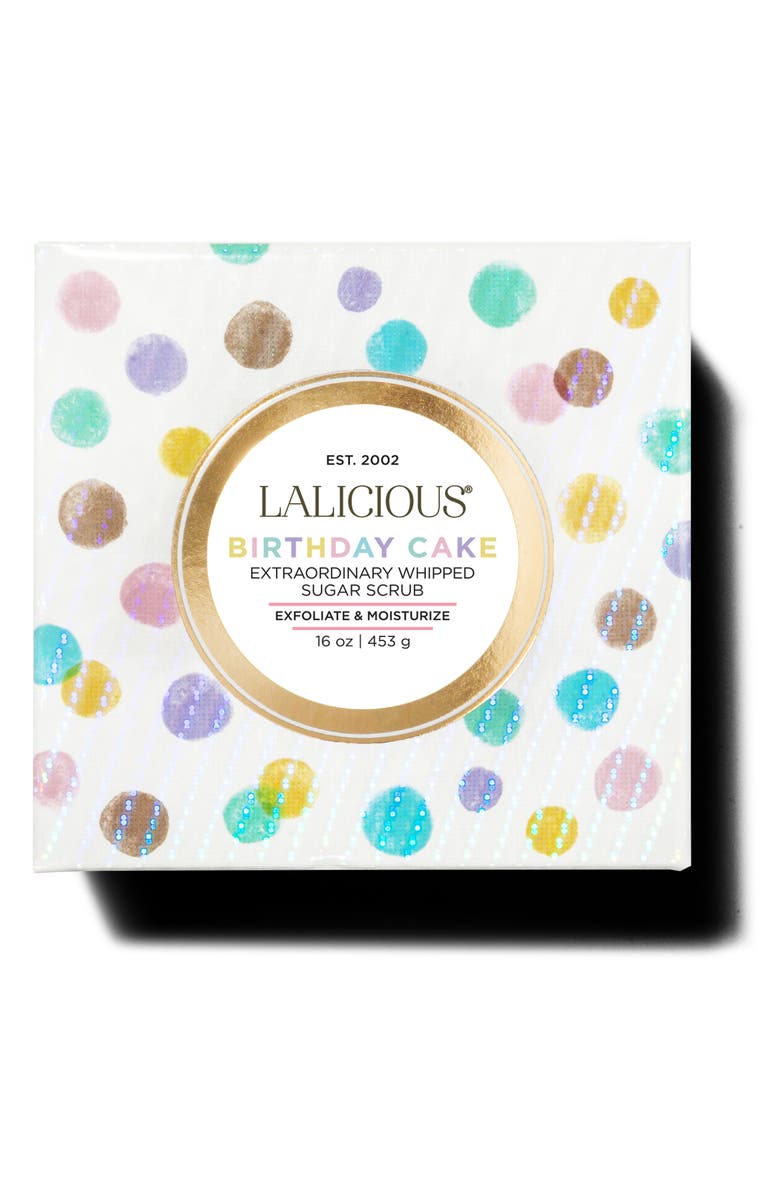 LALICIOUS Birthday Cake Extraordinary Whipped Sugar Scrub, Alternate, color,