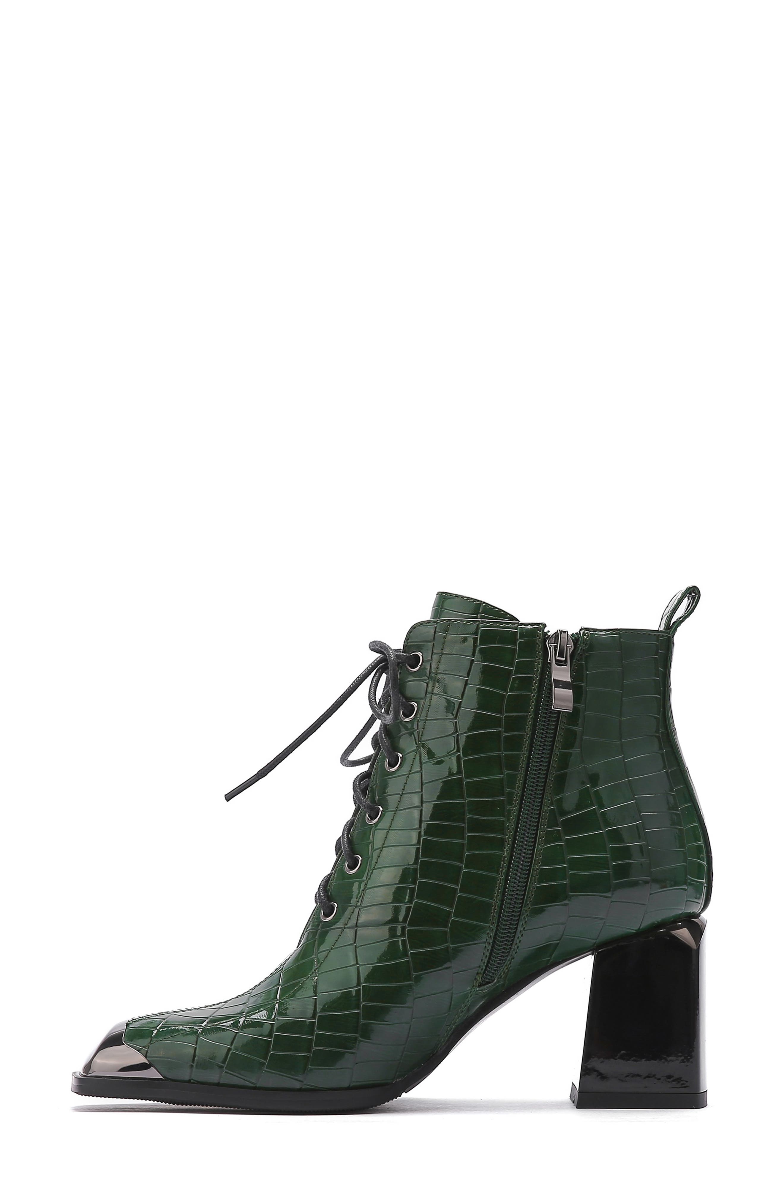 Fantastic Lace Up Boot, Alternate, color, GREEN