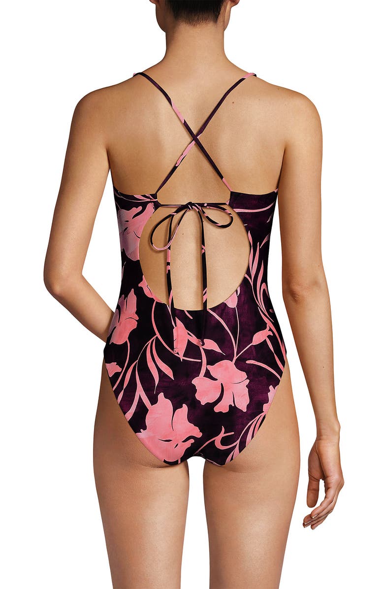Lands' End Andie x   Tugless Elwood One Piece Swimsuit, Alternate, color, 