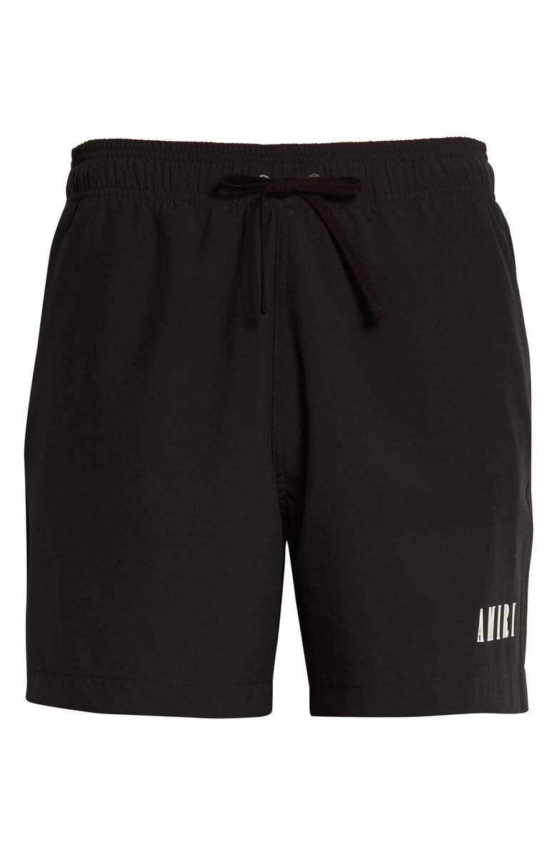 AMIRI Core Logo Swim Trunks, Alternate, color, 