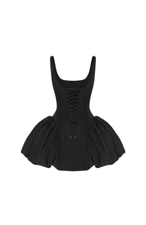 Milla Black Corset Mini Dress In Black