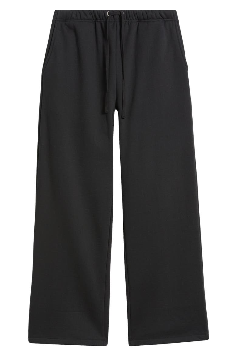 Heavyweight Fleece Sweatpants, Alternate, color, COAL