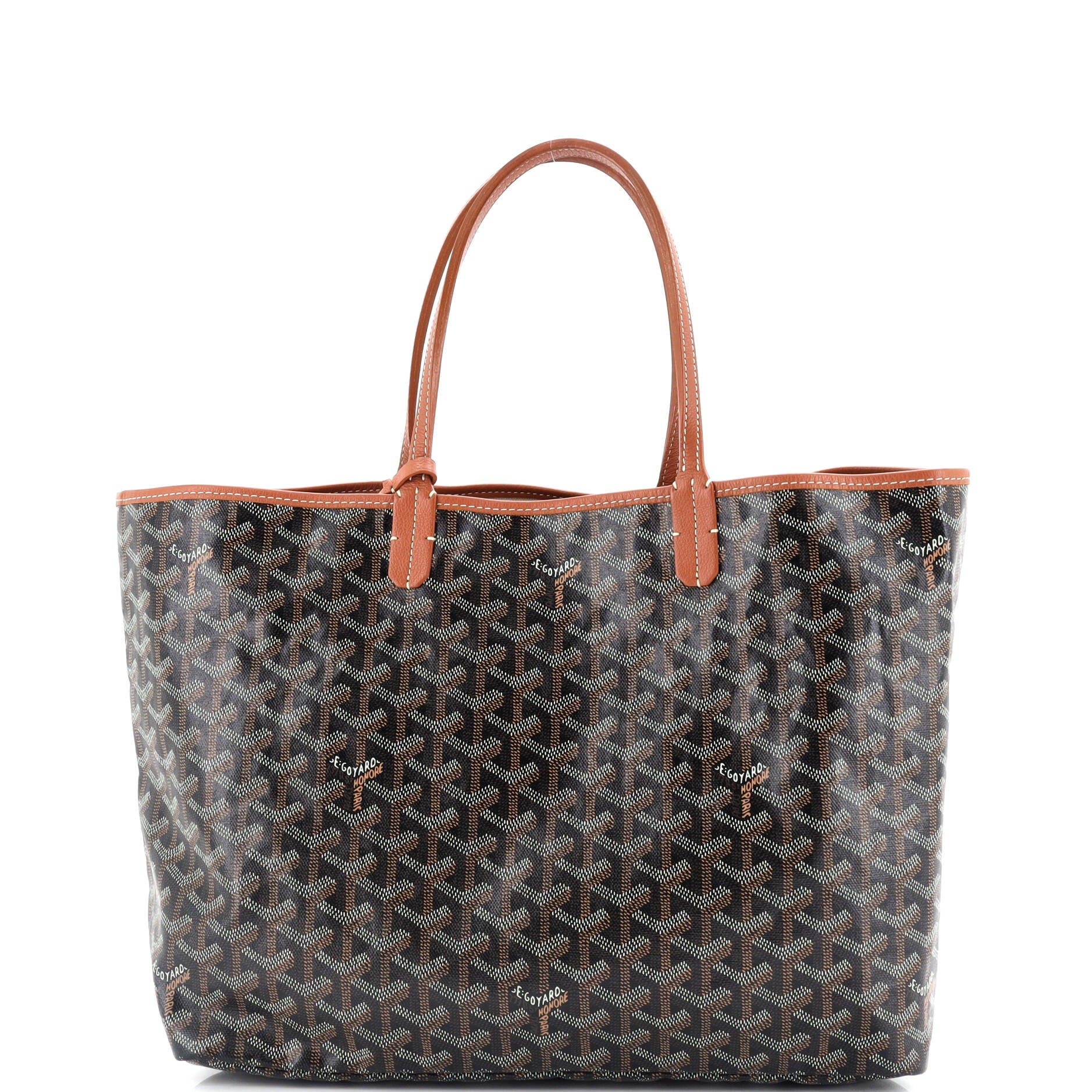 Pre-Owned Goyard Saint Louis Tote Coated Canvas PM, Main, color, 