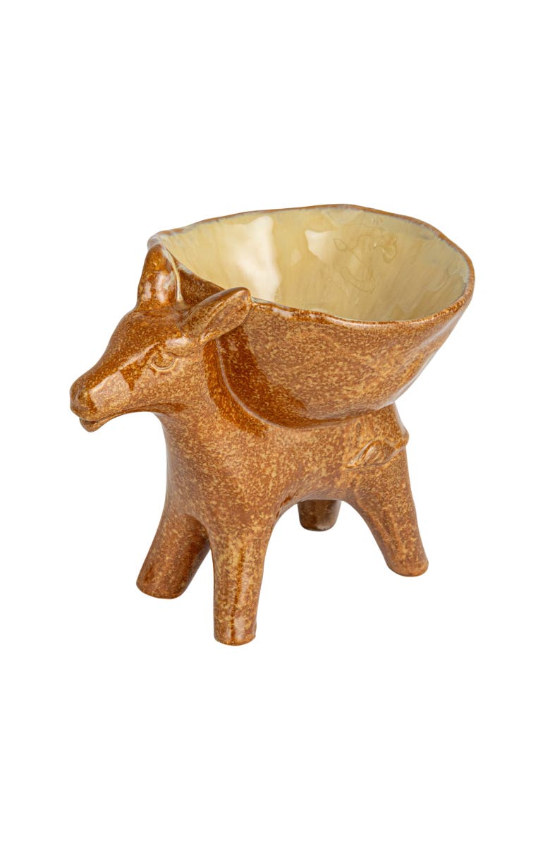 Storied Home Donkey Bowl, Main, color, Brown