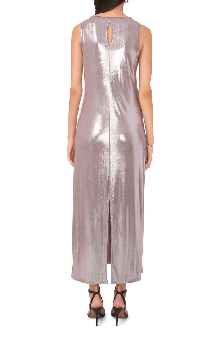 Vince Camuto Metallic Maxi Dress, Alternate, color, Mocha