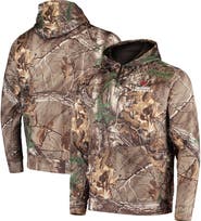 DUNBROOKE Men's Dunbrooke Realtree Camo Arizona Cardinals Circle Champion Tech Fleece Pullover Hoodie