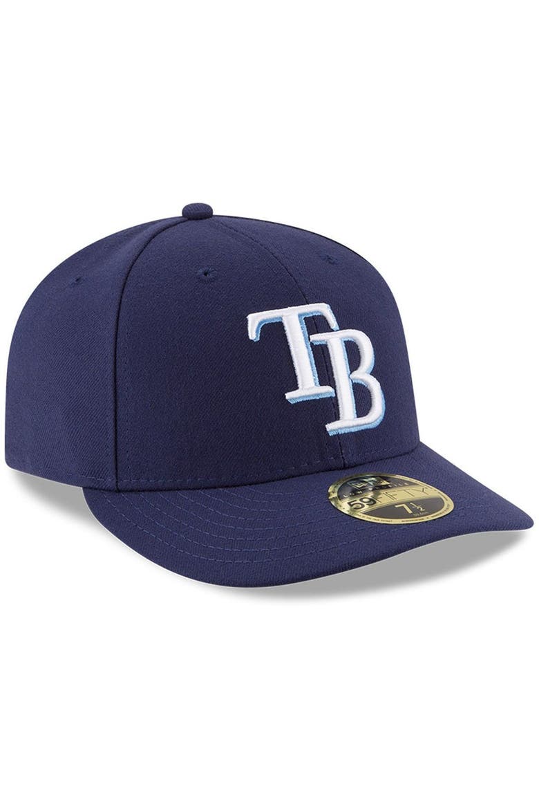 Men's New Era Navy Tampa Bay Rays Game Authentic Collection On-Field Low Profile 59FIFTY Fitted Hat, Alternate, color, NAVY