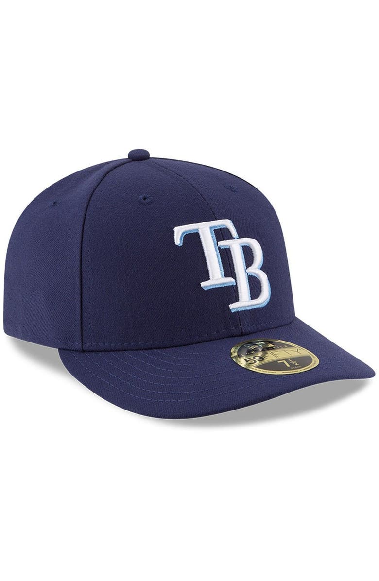 New Era Men's New Era Navy Tampa Bay Rays Game Authentic Collection On-Field Low Profile 59FIFTY Fitted Hat, Alternate, color, Navy