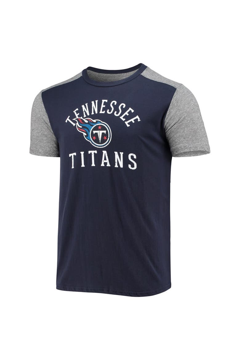 Men's Majestic Threads Navy/Gray Tennessee Titans Field Goal Slub T-Shirt, Alternate, color, Navy
