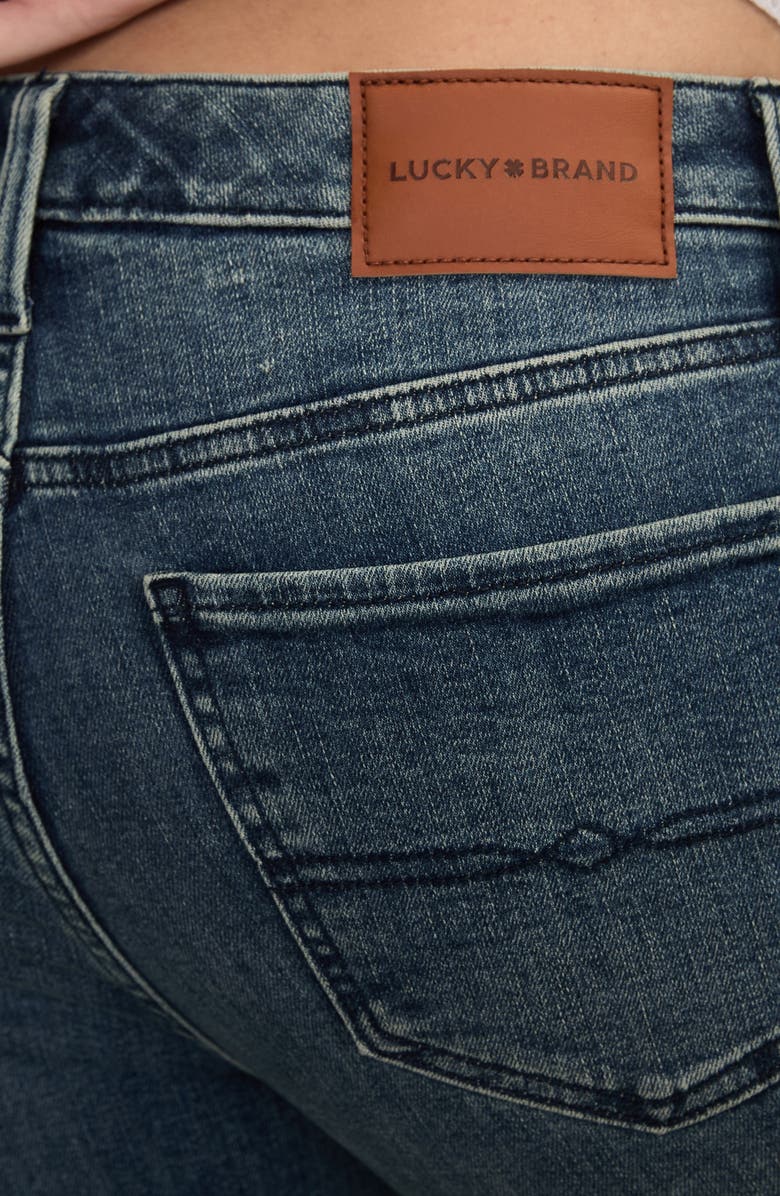 Lucky Brand Curvy High Waist Straight Leg Jeans, Alternate, color, Gemini