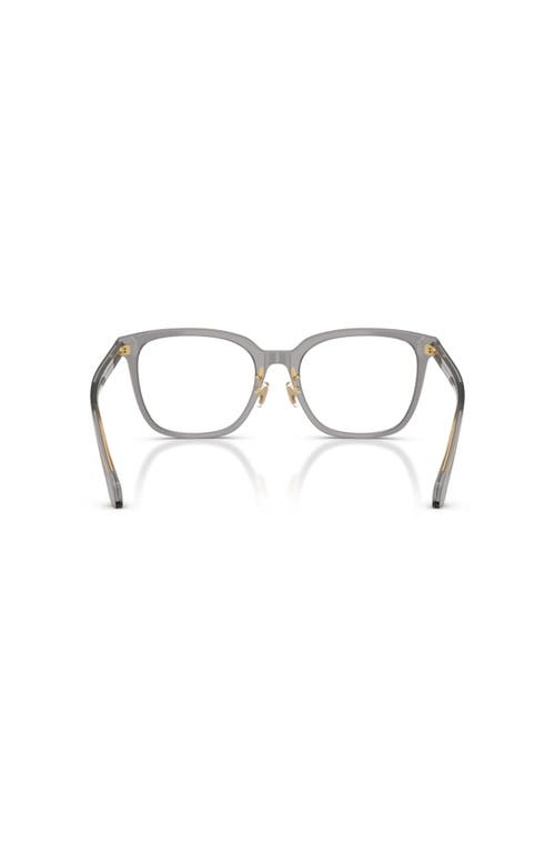 Versace 54mm Square Optical Glasses In Gray
