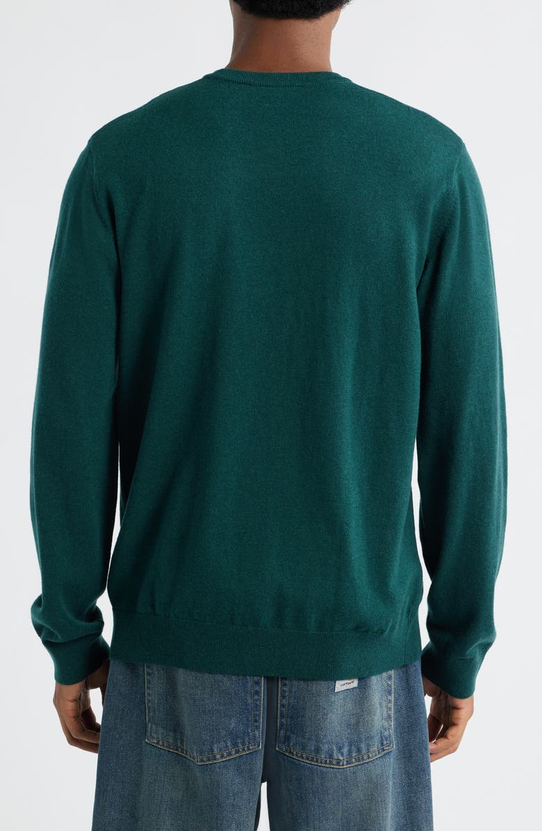 Carhartt Work In Progress Madison Lambswool Blend Sweater, Alternate, color, Dark Fir / Black