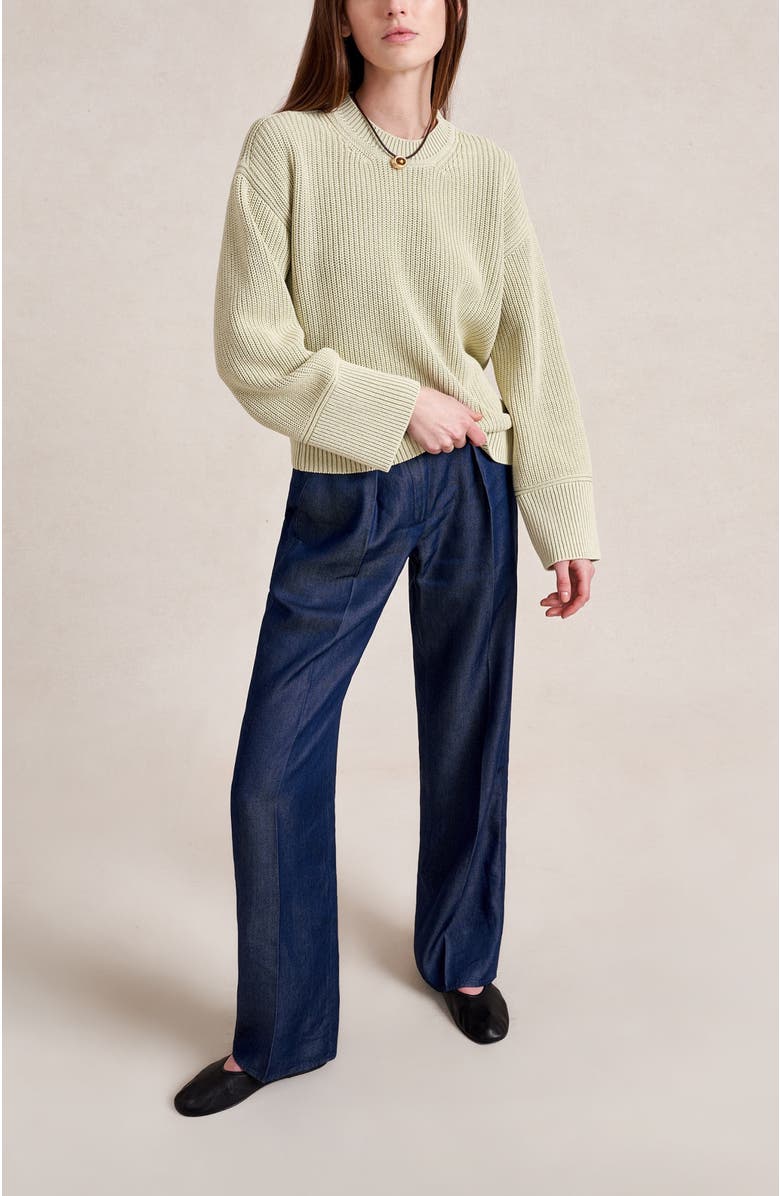 La Ligne Calvin Sweater, Alternate, color, Celadon
